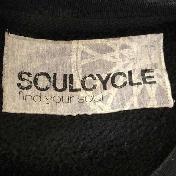 Soul Cycle Gregory Siff Womens Small Black Warrior Graphic Zipper Sweatshirt Top - Picture 10 of 12